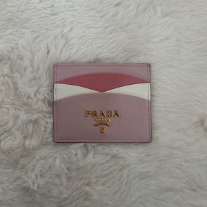 Prada Saffiano Leather Card Holder